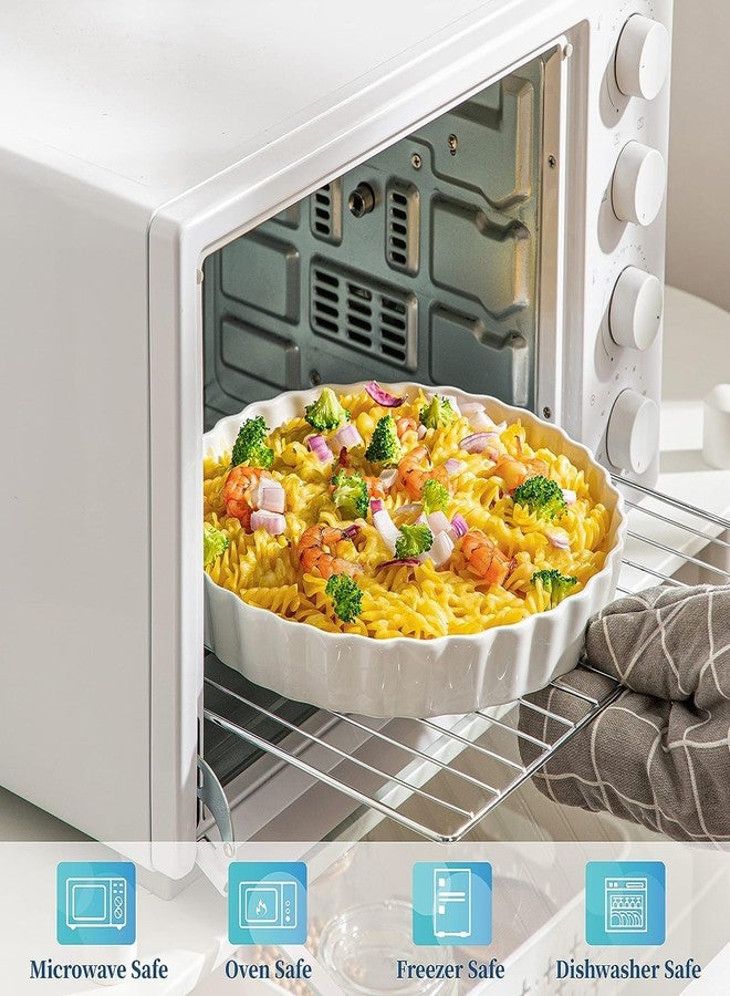 RINKLE TRENDZ Aluminium Round Pie Dish Quiche Pan Tart Mould with Removable Bottom 6 Inch for Baking in OTG Oven - Image 3