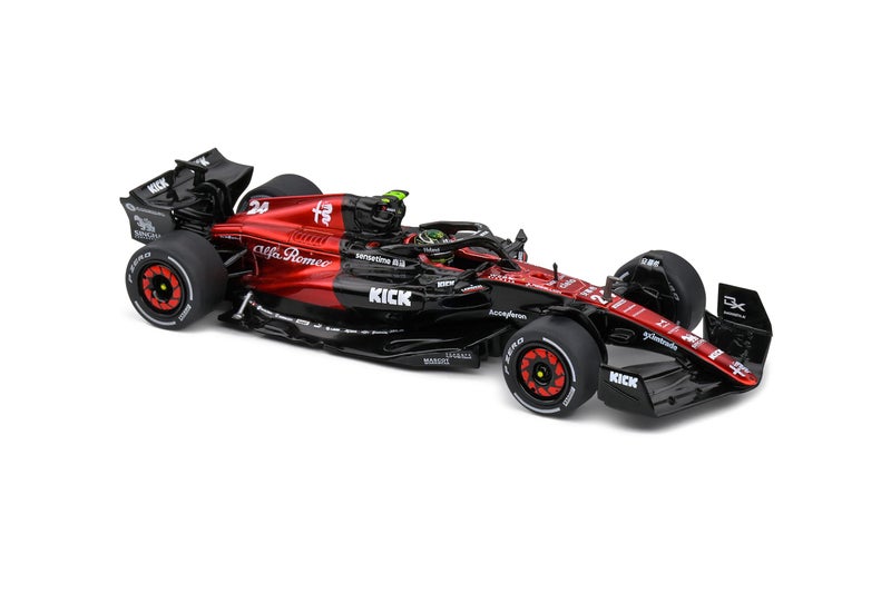 solido 1:43 Alfa Romeo F1 Spanish GP 2023 Red - Image 2