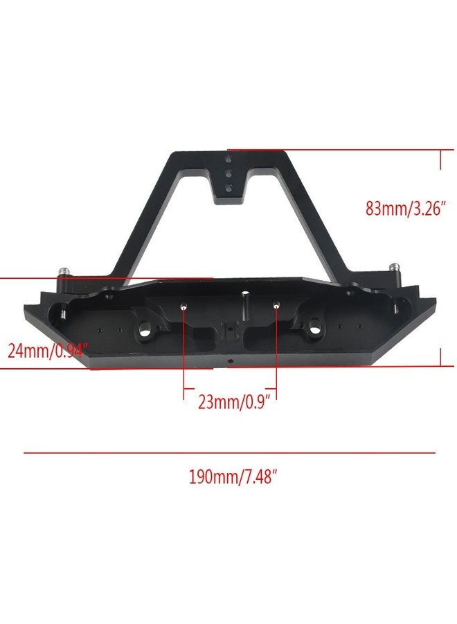 RCLIONS بمبر خلفي من الألمنيوم RCLIONS مع حامل إطار احتياطي / أضواء LED / خطافات لسيارة الزحف RC TRX4 SCX10-II 90046 1/10 - Image 2