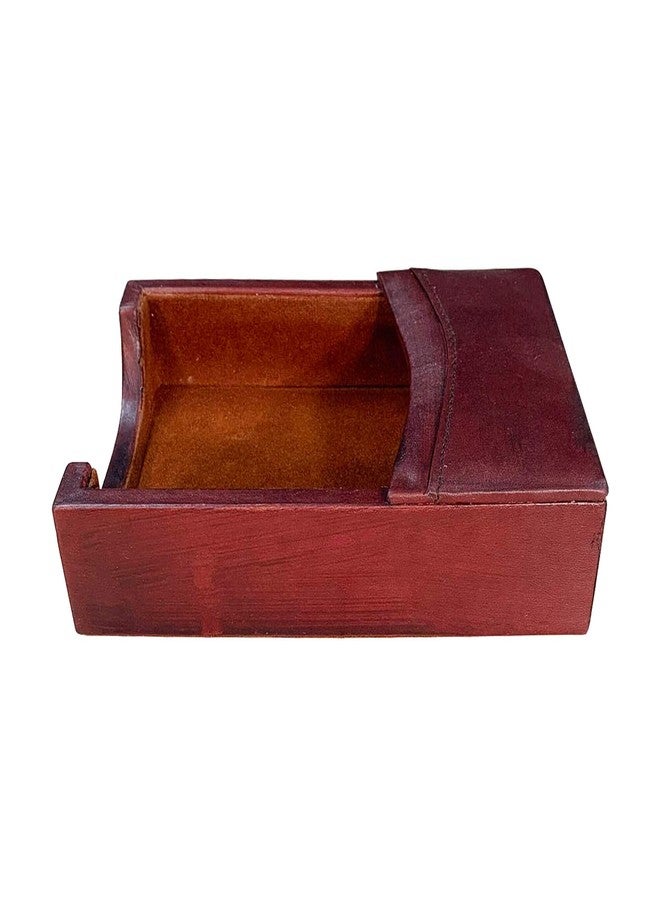Dacasso Mocha Leather Memo Holder, 4-Inch by 6-Inch - Image 4