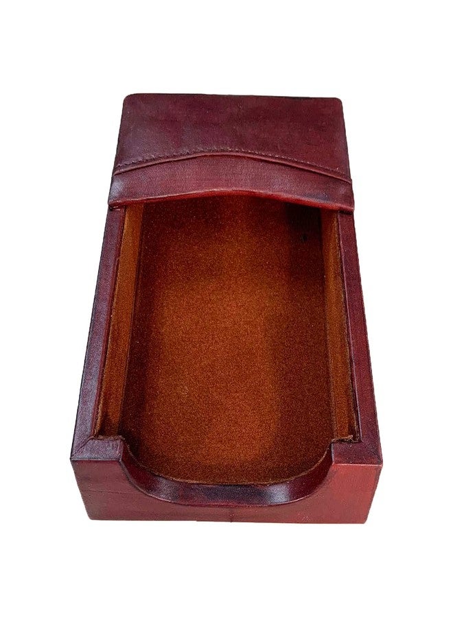 Dacasso Mocha Leather Memo Holder, 4-Inch by 6-Inch - Image 2