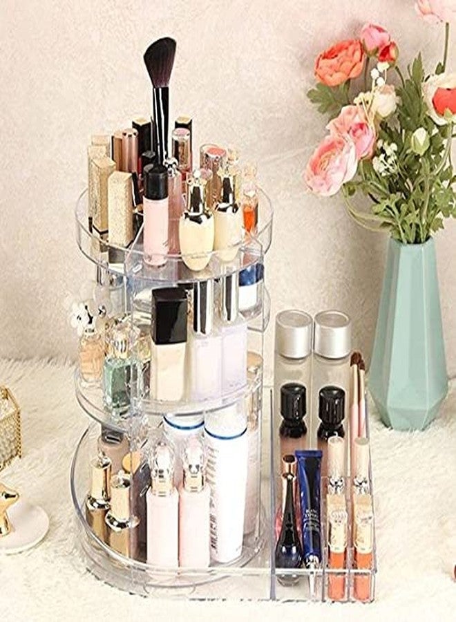 TRAY Large Desktop 360 Degree Organizer Rotating Home Drawer Multifunction Cosmetic Storage Box Acrylic Makeup Organizer for Cosmetic - Image 4