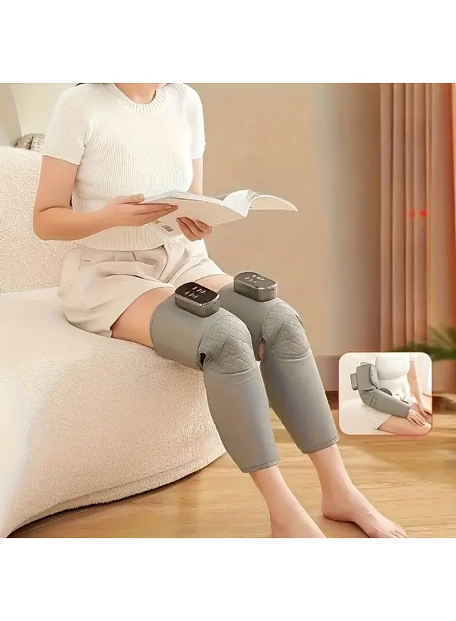 مساج الساق الكامل الرمادي قابلة لإعادة الشحن عبر USB لاسلكي للساقين والذراعين الطويلة هدية - Image 2