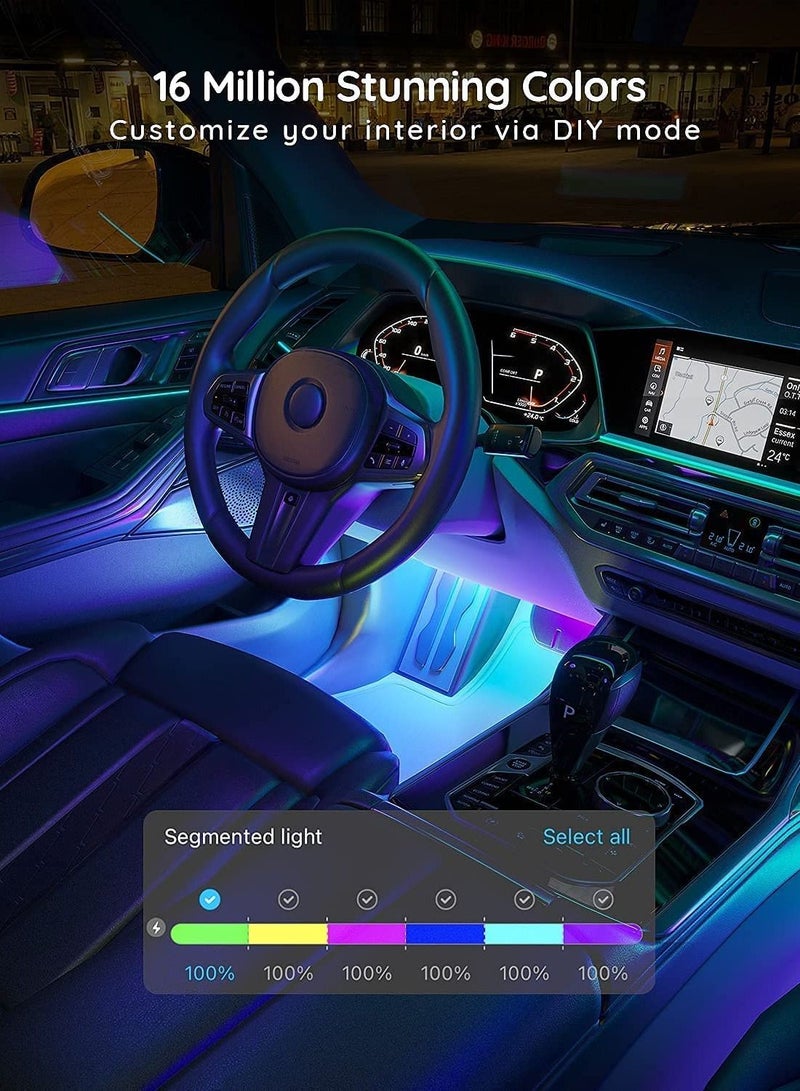Car Interior Light Waterproof 4x12 LED Color Ambiance Light - Image 3