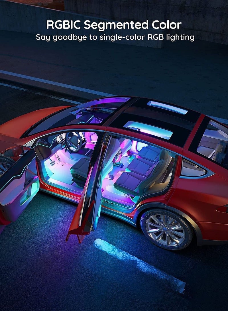 Car Interior Light Waterproof 4x12 LED Color Ambiance Light - Image 4