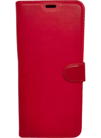 Eonaks Casper Via F20 Wallet Case with Stand, Red  - Image 1