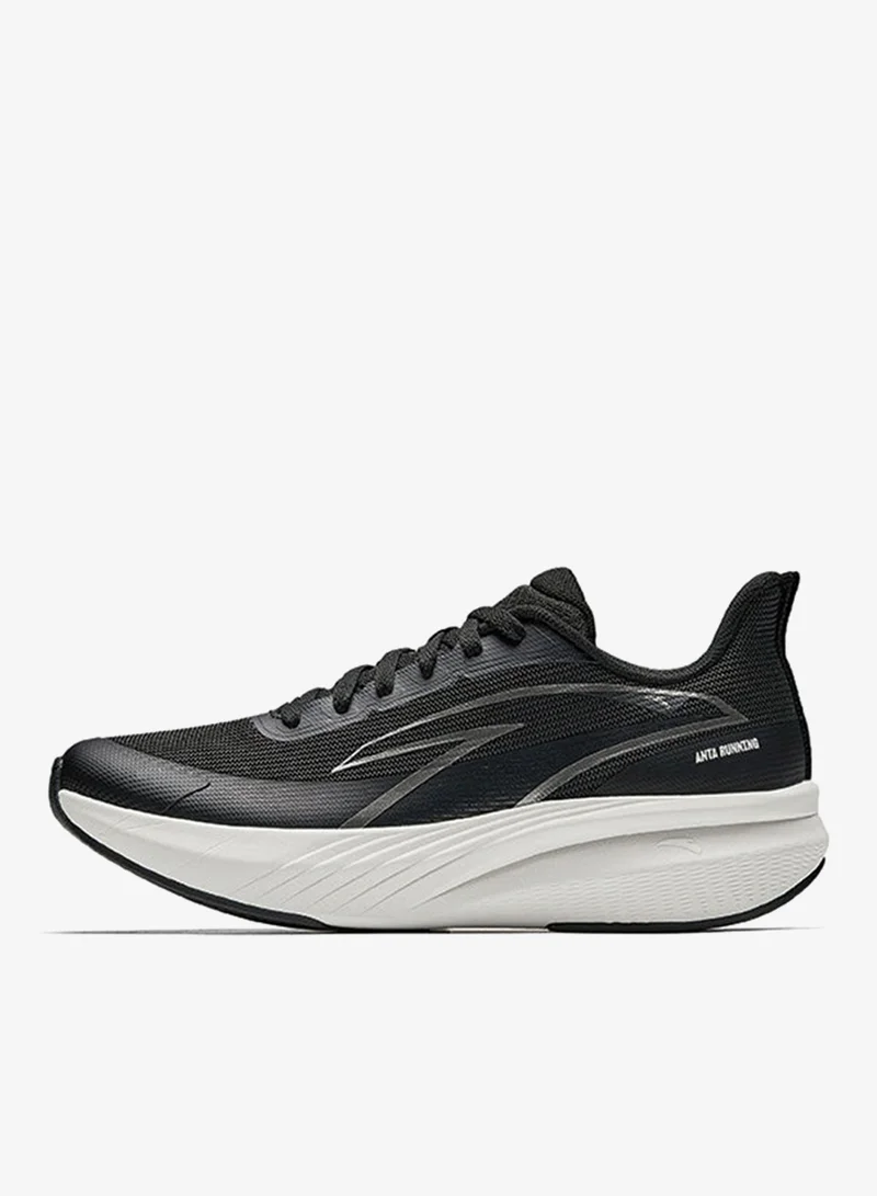 ANTA Air Walker | Lightweight Mesh Breathable Cushioning Running Shoes For Summer Non-Slipabrasion Resistant Sports Shoes Black