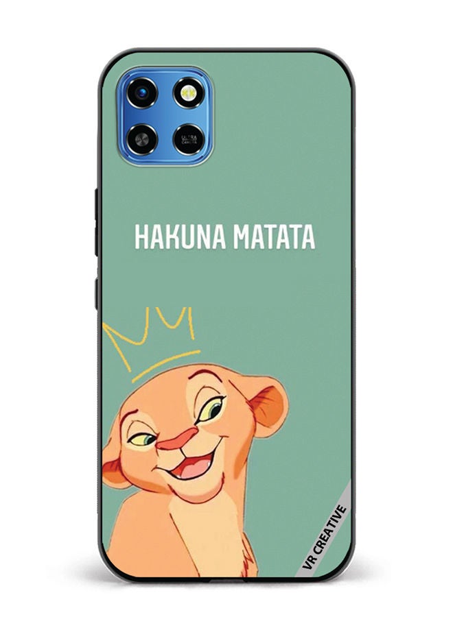 VR CREATIVE Protective Case Cover For Infinix Smart 6 HD Hakuna Matata Design Multicolour - Image 1