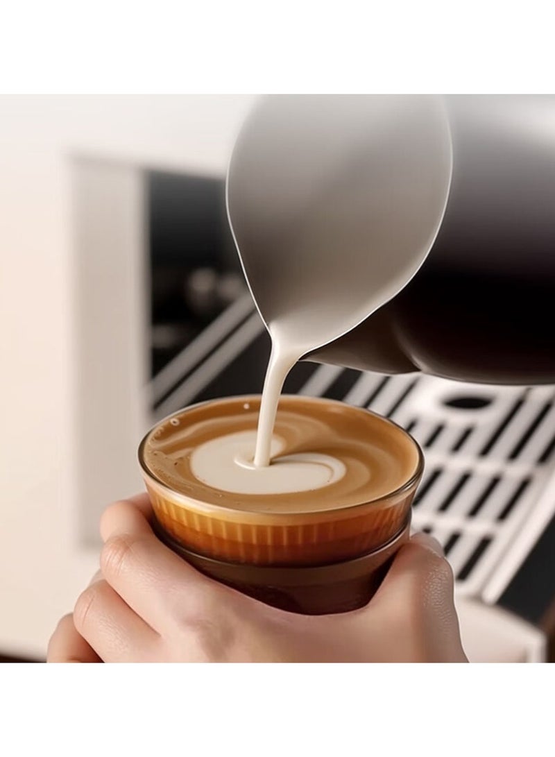 Jingke Coffee Cup Hammer Grain Anti-scalding Glass Cup Tea Cup Latte Water Cup 150ML - Image 4