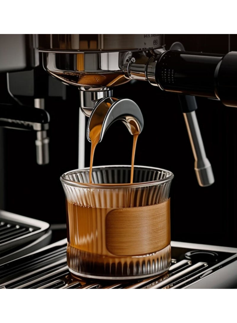 Jingke Coffee Cup Hammer Grain Anti-scalding Glass Cup Tea Cup Latte Water Cup 150ML - Image 3