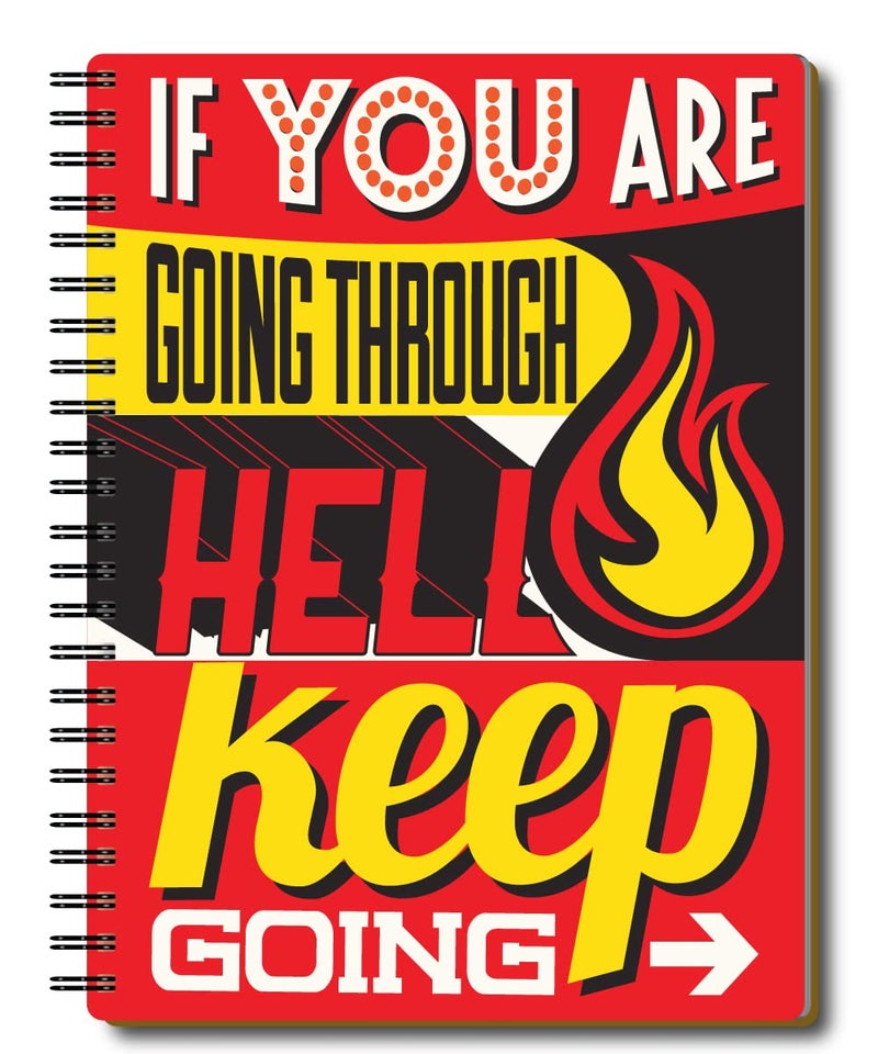 Nourish A5 Size Daily Planner - If You Are Going Through Hell - Image 5