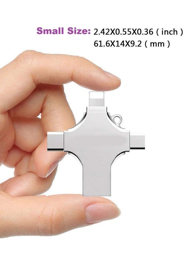 Gravity High Speed 4 In 1 Multi-function OTG USB Flash Drive Type-C Pen drive 3.0 Memory Disk For iPad Android iOS PC 512GB - Image 3