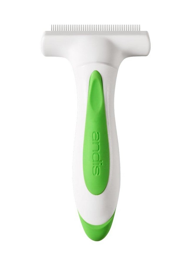 مشط أنديس الفاخر لإزالة الشعر الزائد بأسنان دقيقة - أبيض-أخضر - Image 2