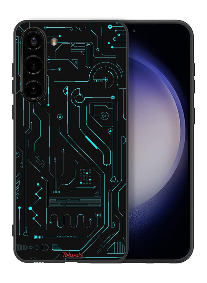 Samsung Galaxy S23 Plus 5G Protective Case Cover Digital Art Circuits Minimalism Multiple Display