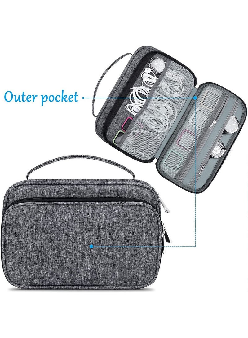 36 Watch Bands Storage Case with Spill-resistant Watch Band Organizer Bag with Watch Straps Carrying Holder Pouch for Watch Bands, Watch Band Pin and Other Accessories - Image 4