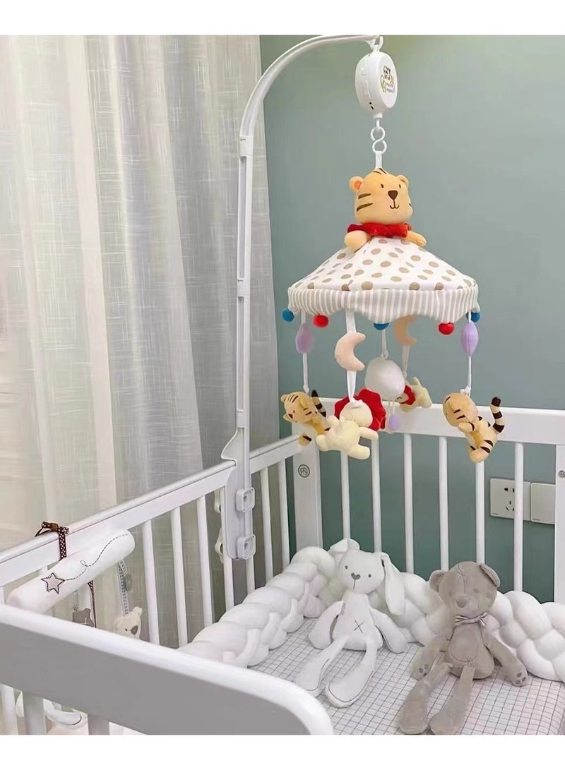 general White six-strand twist braid bed surround braided long knotted ball ball child bumper strip cushion pillow - Image 4