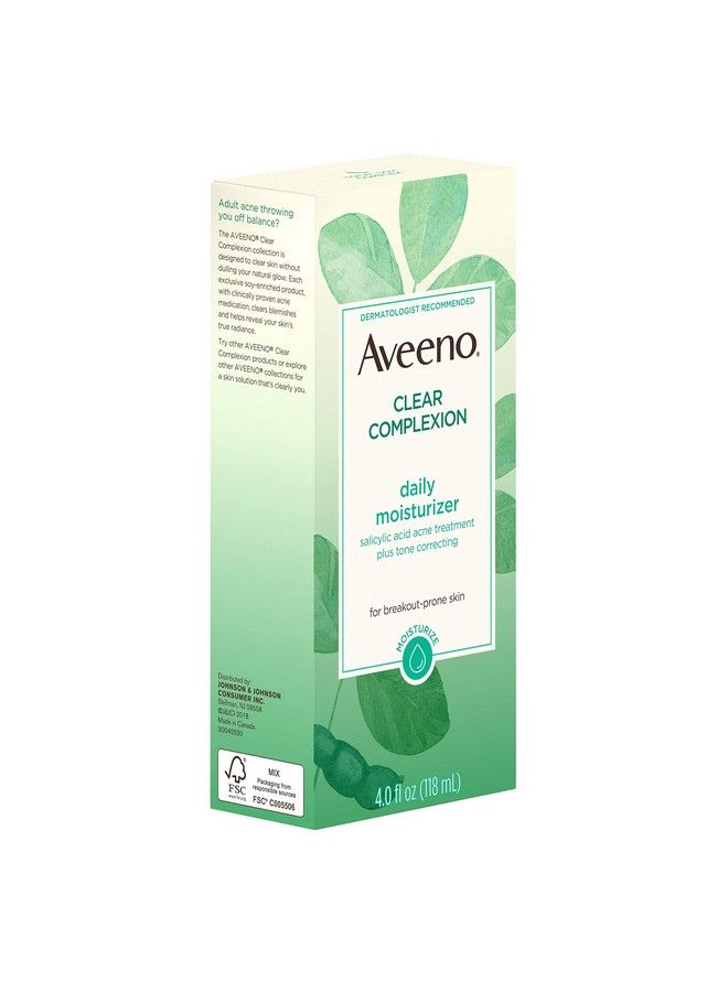 Aveeno Facial Moisturizers Clear Complexion Daily Moisturizer Pump4 Fl Oz - Image 5