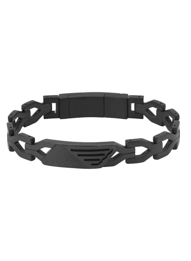 POLICE Black Stainless Steel Bracelet for Men