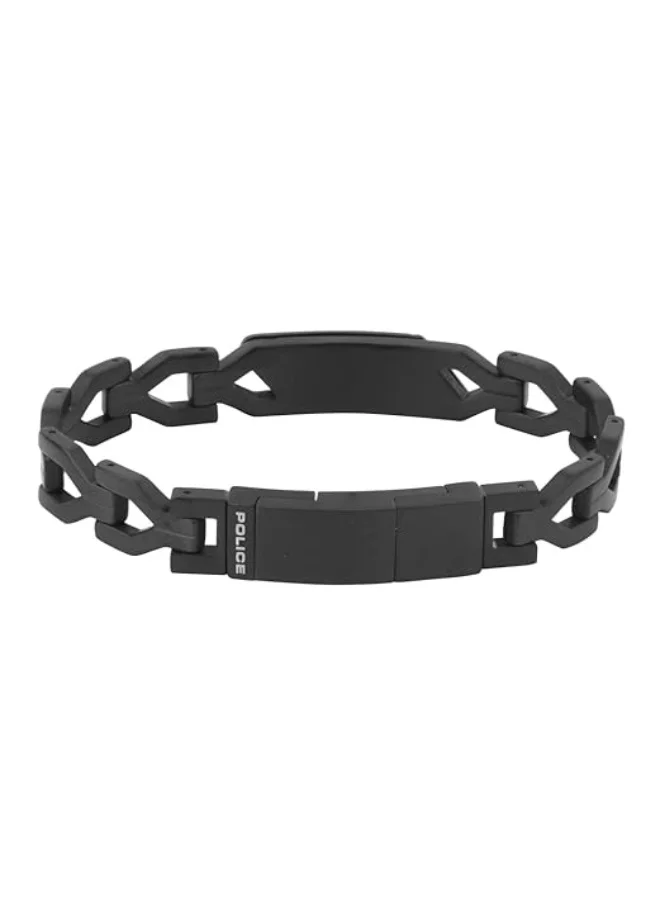 POLICE Black Stainless Steel Bracelet for Men
