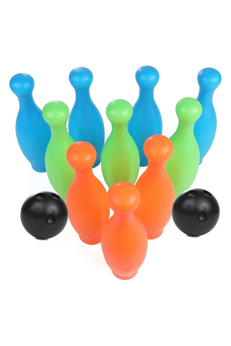 Generic Bowling Set Toy for Kids – Indoor & Outdoor Bowling Game with Pins & Balls Completer Bowling Set Toy for Kids – 10 Pins & 2 Balls with Carrying Case - Image 5