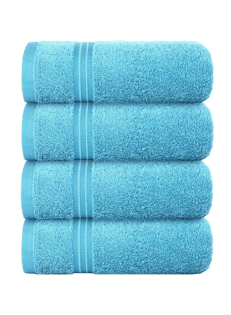 Bliss Casa 4-Piece 100% Combed Cotton 550 GSM Quick Dry Highly Absorbent Thick Handroom Soft Hotel Quality For Hand And Spa Hand Towel Set 40x70cm - Image 2