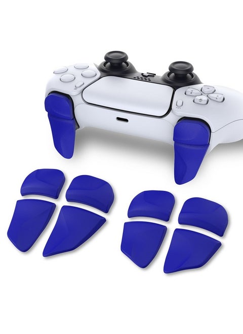 Blade 2 Pairs Shoulder Buttons Extension Triggers For Ps5 Controller, Game Improvement Adjusters For Ps Portal Remote Player, Bumper Trigger Extenders For Ps5 Edge Controller Blue