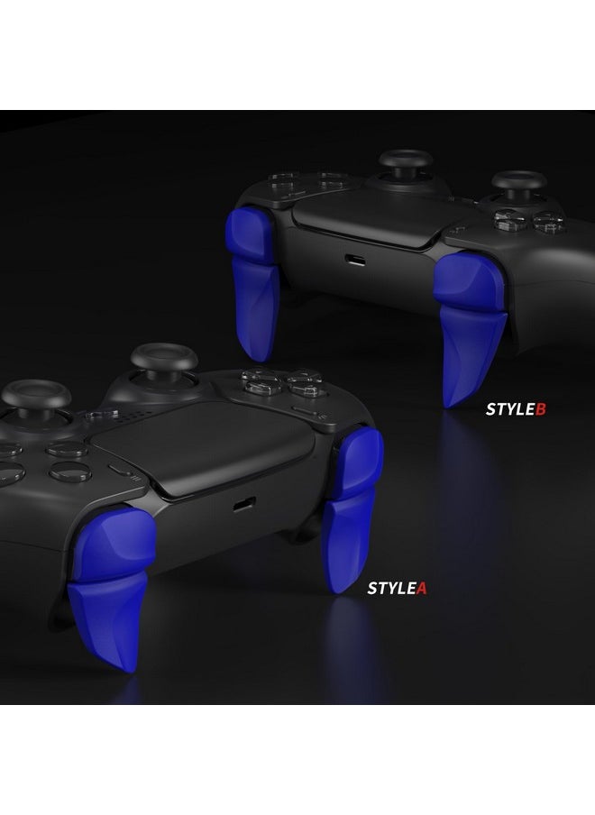 playvital - Blade 2 Pairs Shoulder Buttons Extension Triggers For Ps5 Controller, Game Improvement Adjusters For Ps Portal Remote Player, Bumper Trigger Extenders For Ps5 Edge Controller Blue - Image 1