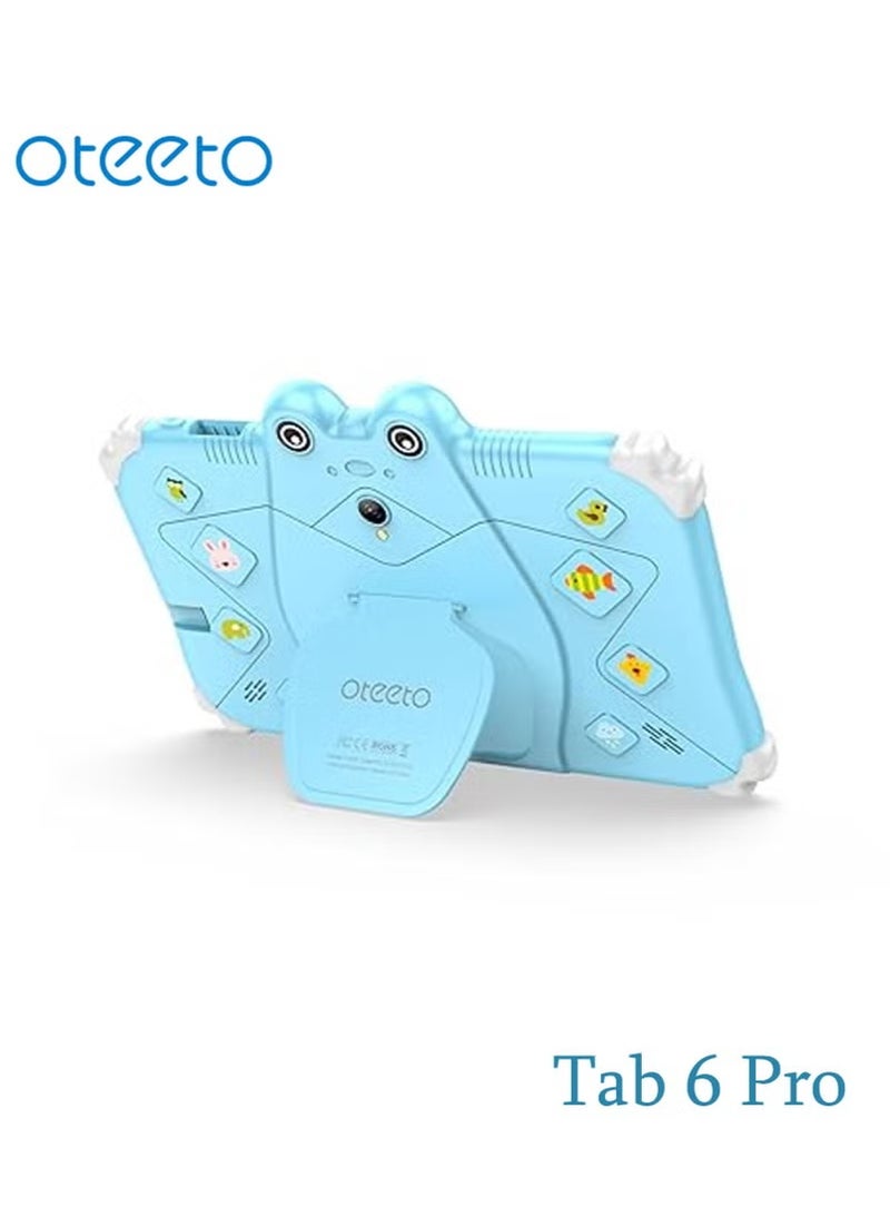 Oteeto Tab 6 Kids Tablet – 7.0-Inch IPS HD Display | Android 13 OS | 4GB RAM + 128GB Storage | WiFi Connectivity | Durable Kid-Proof Case | Parental Controls | Educational Games & Learning Apps | 3500mAh Battery | Safe & Fun Tablet for Children – Blue - Image 2