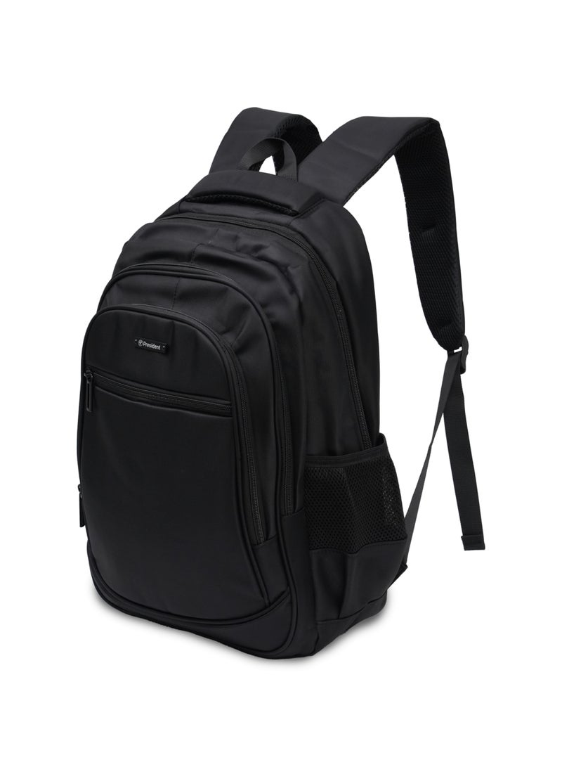 PRESIDENT Premium Daily Backpack Waterproof, Fits 18” Laptop, Lightweight & Durable Travel Backpack for Work, Study & Daily Use (Black) MODEL-BPP00314 - Image 4