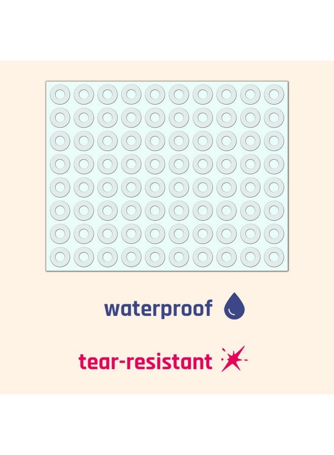 TownStix 2000 Pack Clear Hole Reinforcement Stickers Transparent 0.25 - Image 4
