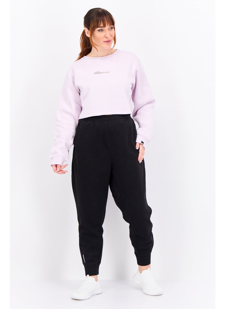 Ellesse Women Sportswear Fit Short Sleeve Outdoor Sweatshirt, Lilac  - Image 4