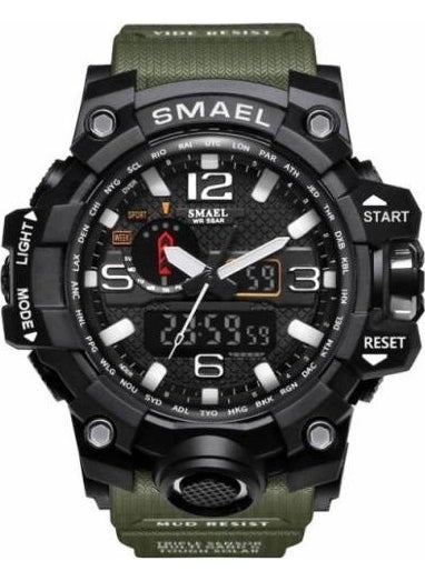 SMAEL ساعة معصم للرجال جي شوك الرقمية والتماثلية S1376CT  - Image 1