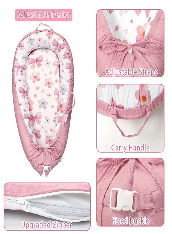 Hooyax Cotton Baby Lounger Cover Only, Soft Baby Nest Replacement Cover - Image 4