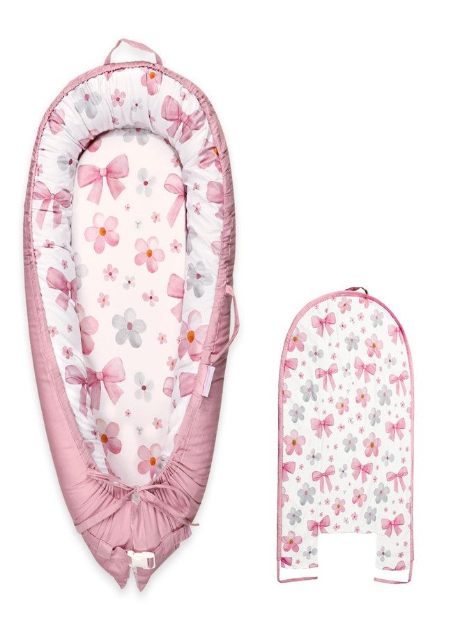 Hooyax Cotton Baby Lounger Cover Only, Soft Baby Nest Replacement Cover - Image 1