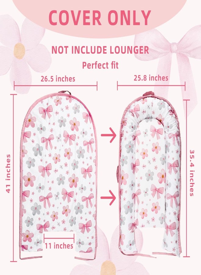Hooyax Cotton Baby Lounger Cover Only, Soft Baby Nest Replacement Cover - Image 3
