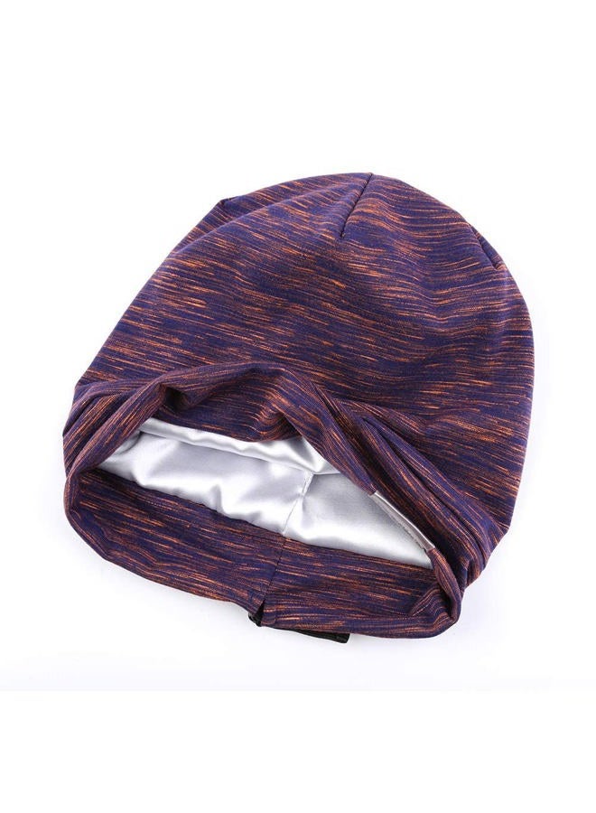 ELIHAIR 2pc Kids Sleep Bonnet Hats for Night Sleeping Cap Silky Lined Satin Bonnet with Adjustable Elastic Band for Teens Toddler Child Natural Curly Frizzy Hair Cover(Rose Violet and Grey Pale) - Image 4