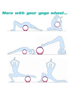 Gerenic Yoga Balance Wheel, 18.5cm/7.3in Width Yoga Balance Circle, Yoga Prop Wheel for Yoga Poses Increasing Flexibility, Yoga Stretching Wheel Non Slip, Perfect Yoga Prop for Beginner  - Image 5