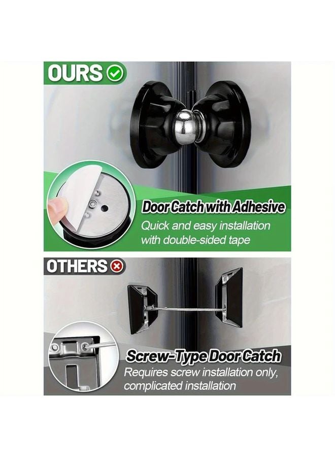 Rv Magnetic Door Catch With Adhesive And Screw Mount Strong Door Stopper 1pc - Image 4