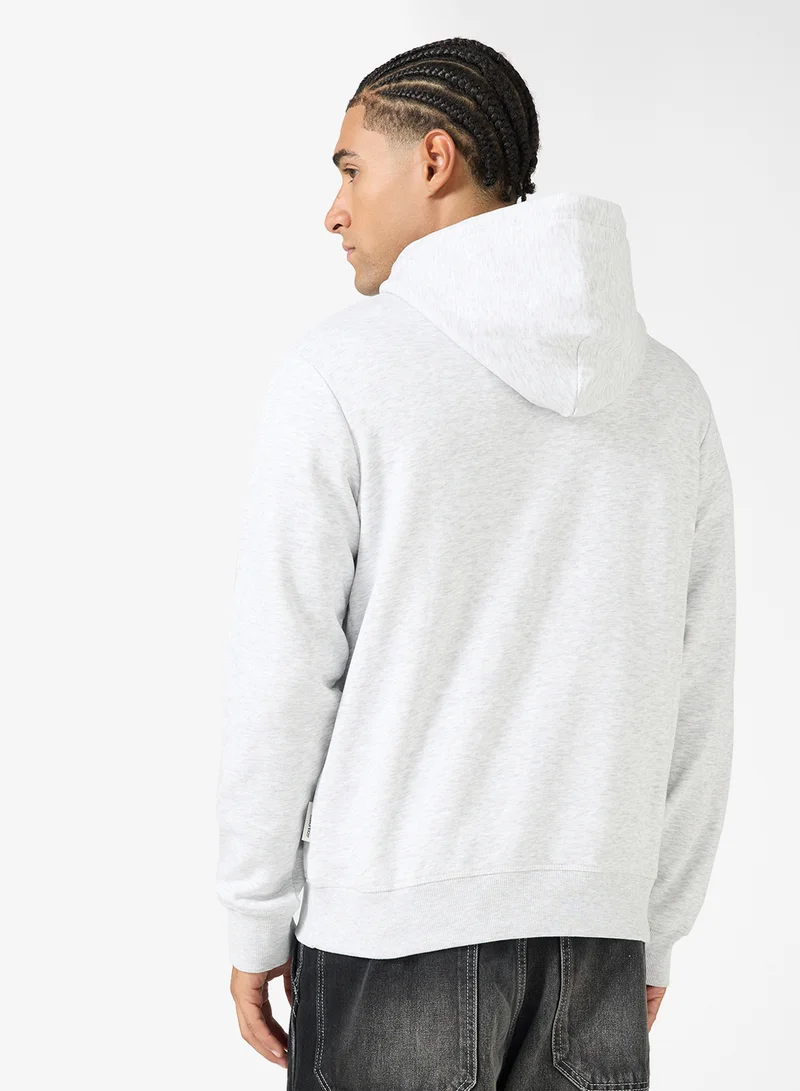 JACK & JONES Text Print Pullover Hoodie