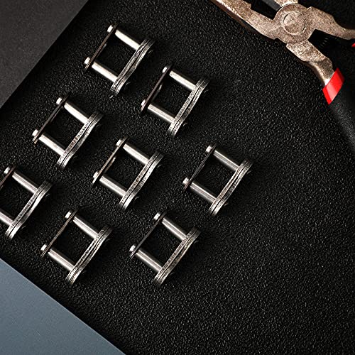 AIEX 20pcs 420 Chain Master Links Heavy Duty, Premium Alloy Chain Connector Links for 50cc 70cc 90cc 110cc 125cc Dirt Bike Quad Buggy Mini Bike Pit ATV Scooter - Image 4
