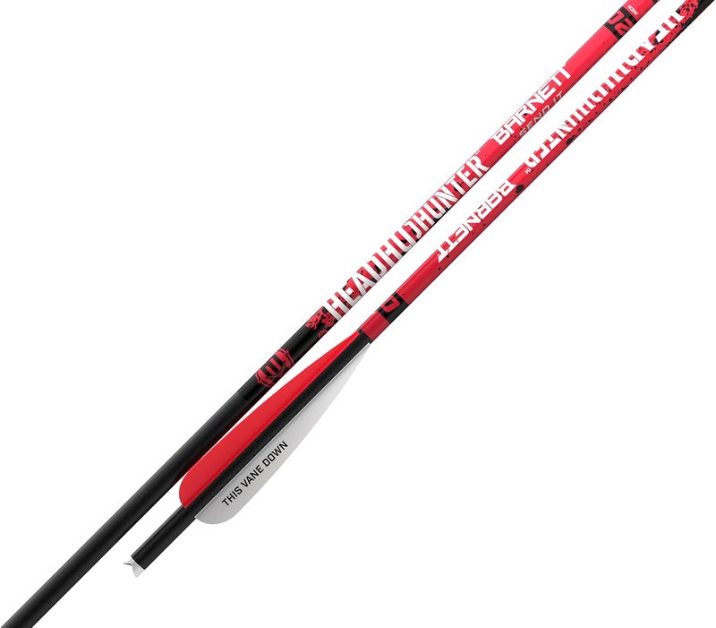 Barnett Headhunter Crossbow Arrows — Different Pack Sizes, Standard Moon Nocks, Includes Field Points, Pre-Fletched for Crossbow Use - Image 2
