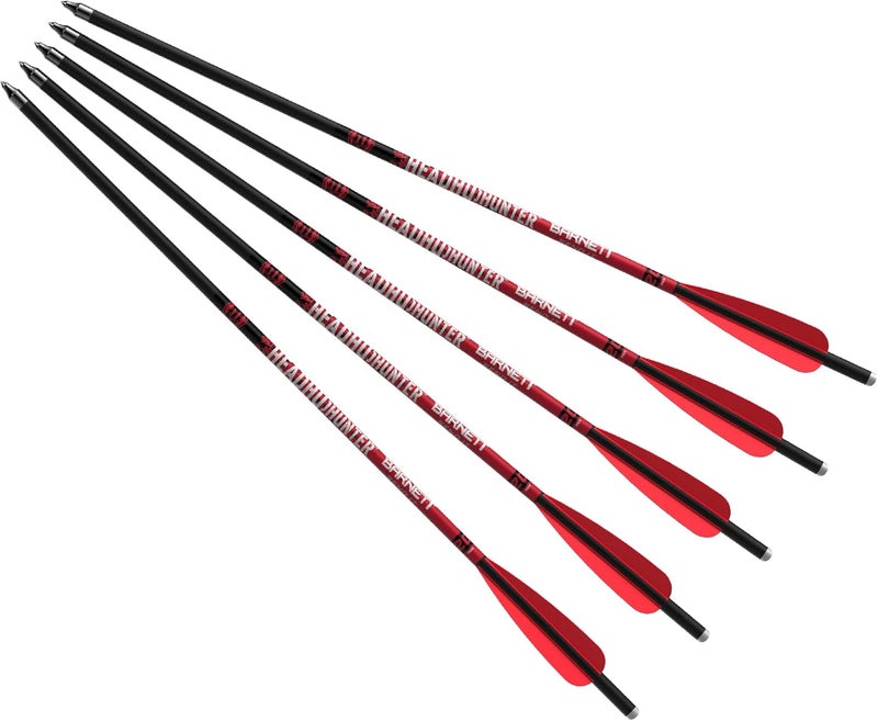 Barnett Headhunter Crossbow Arrows — Different Pack Sizes, Standard Moon Nocks, Includes Field Points, Pre-Fletched for Crossbow Use - Image 1