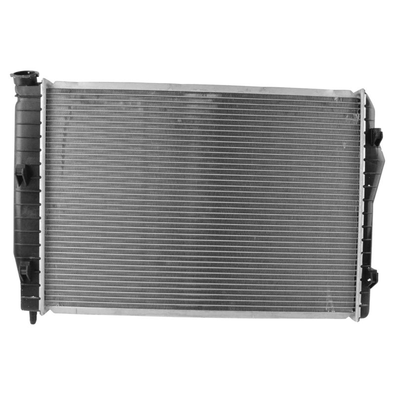 TRQ Radiator Assembly Aluminum Core Compatible with 9302 Chevrolet Camaro Pontiac Firebird CU1486 GM3010174 GM3010175 GM3010177