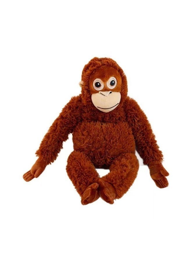 Halamodo Punch Monkey Plush,Orangutan, Gorilla Plush, Gorilla Stuffed Animal for Home Room Décor, Soft Plushies Pillow, Ideal Gift for Kid Boy,Girl and Girlfriend, Brown, (66cm/25inch) - Image 1