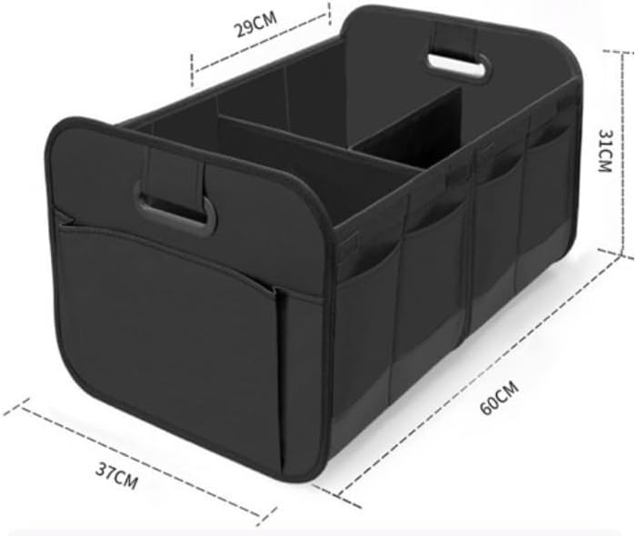 Car Trunk Organizer - 70L Waterproof Collapsible Storage with 10 Pockets, Black - Image 2