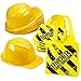 Bedwina Construction Themed Party Supplies 24 Pack Construction Party Favors Hat Mini Tote Bag Supplies 12 Yellow Construction Hats for Kids 12 Construction Goodie Bags - Image 3