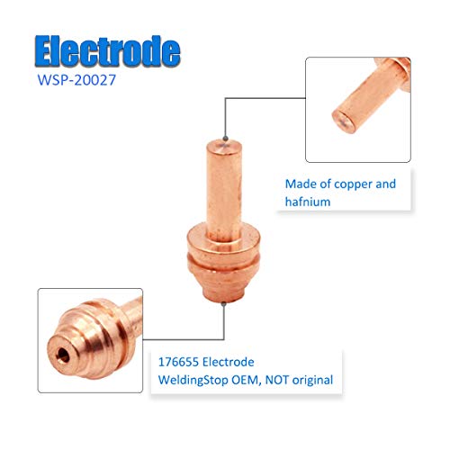 WeldingStop 176655 176656 Kit for Miller Spectrum 375 X-treme Plasma Cutter ICE-25C ICE-27C Torch WS OEMed consumables (NOT Spectrum 375 X-treme Cutter with XT30 torch) - Image 3