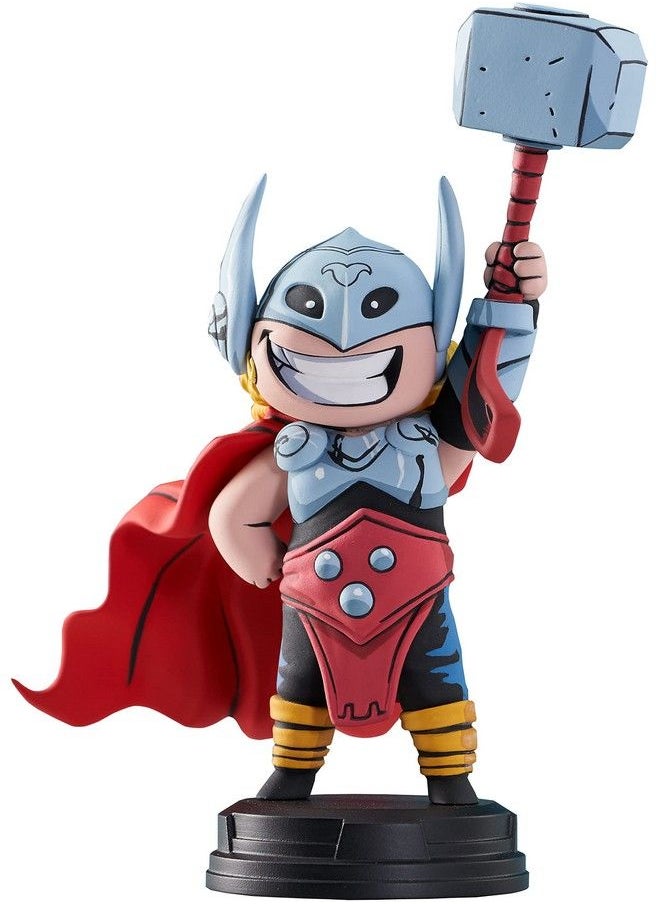 DIAMOND SELECT TOYS - سلسلة الرسوم المتحركة Marvel: تمثال Mighty Thor متعدد الألوان مقاس 5 بوصات (21 نوفمبر 2079) - Image 1