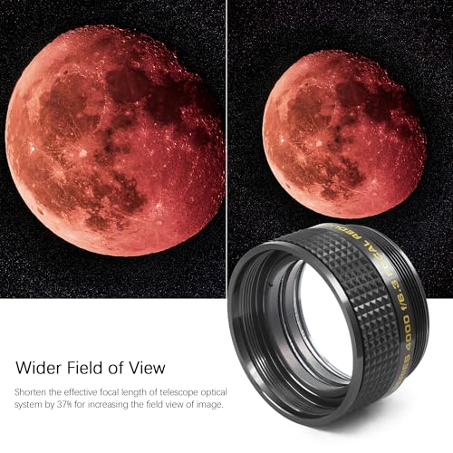 Astromania Focal Reducer f/6.3, Fully Multi Coated Focal Reducer Corrector That Reduces Focal Length & Ratio 37% for Telescope Eyepiece Observing, Work for C Series Schmidt-Cassegrain Telescopes - Image 2