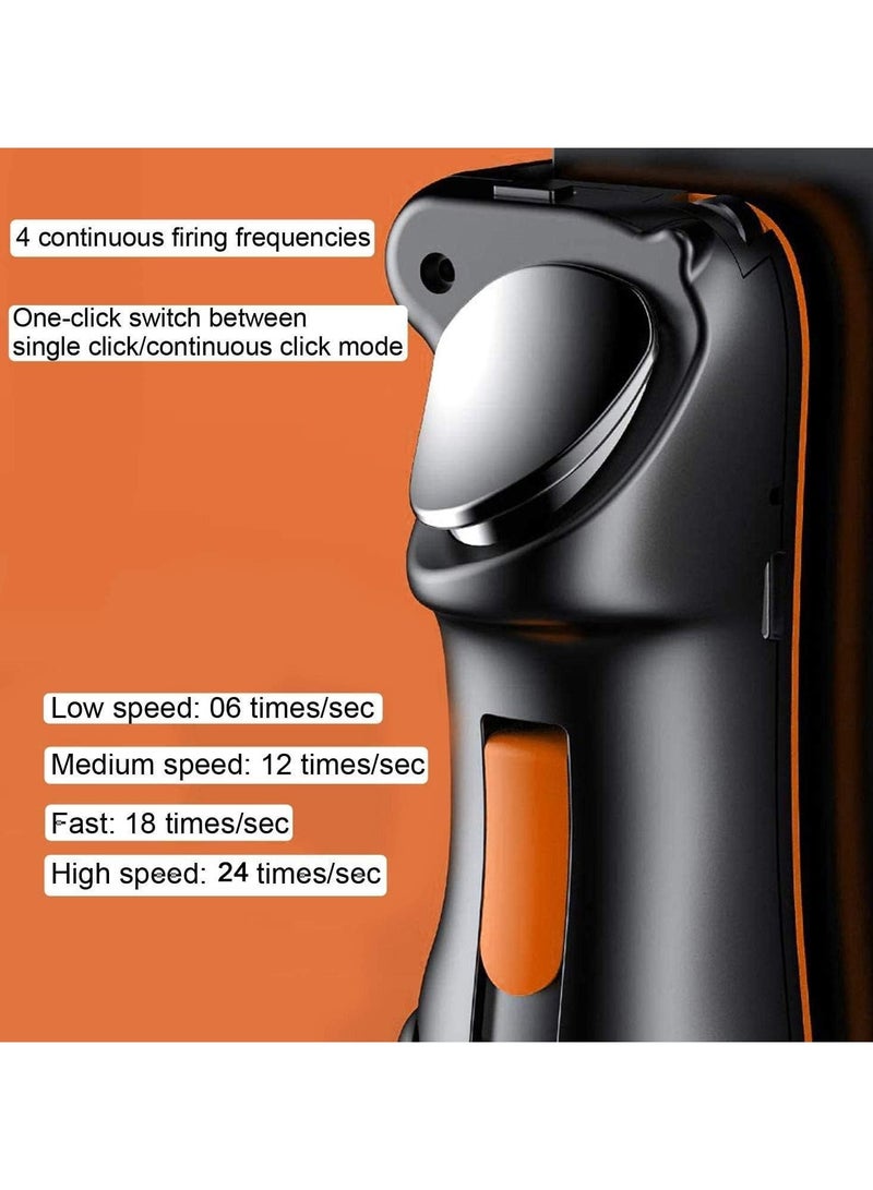 pubg تحكم باد ، 6-direction اطلاق النار ، أقصى قدر من الطاقة 24 ضربات متتالية ، 6 / 12 / 18 / 24 ضربات ، باد / قرص ، لعبة المجلس ، حساسية عالية ، عالية الدقة ، زر اطلاق النار ( البرتقالي ) - Image 4